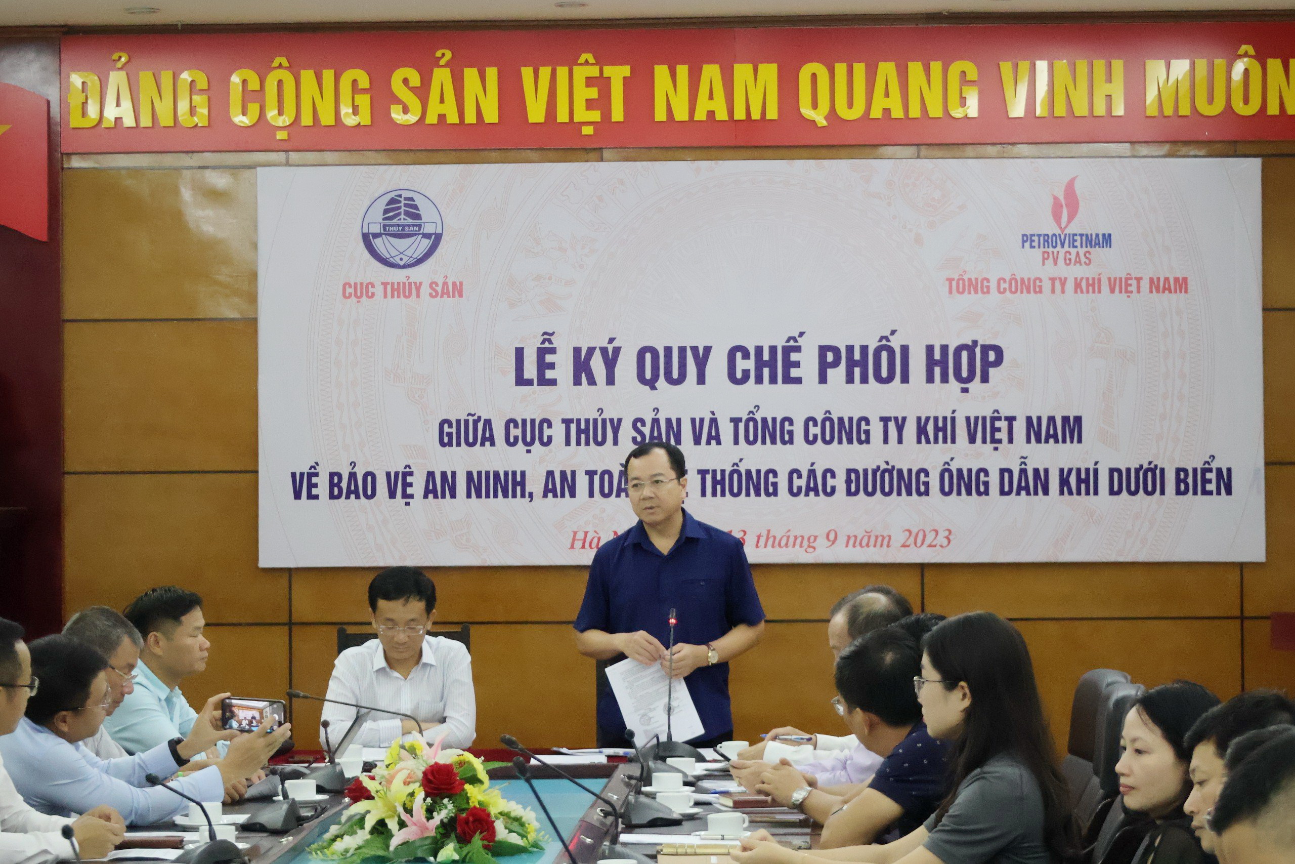 PV GAS phối hợp với Cục Thủy sản bảo vệ an ninh, an toàn hệ thống đường ống dẫn khí dưới biển PV GAS phối hợp với Cục Thủy sản bảo vệ an ninh, an toàn hệ thống đường ống dẫn khí dưới biển