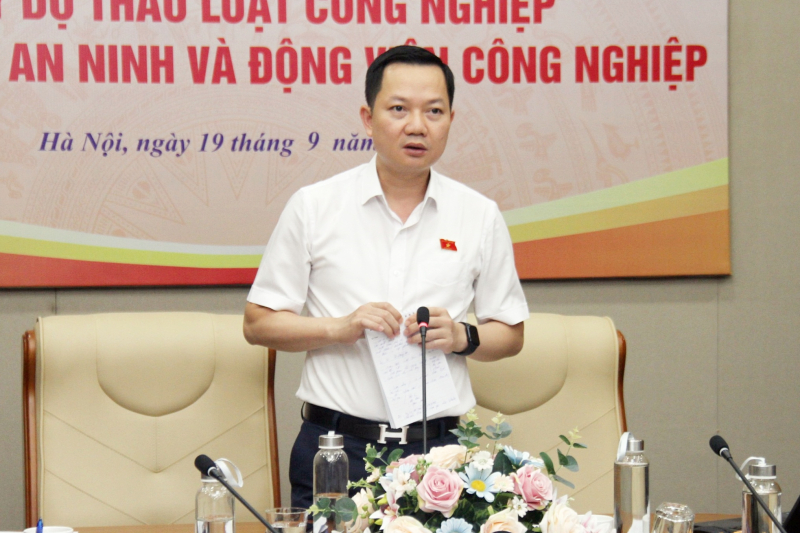 Góp ý dự thảo Luật Công nghiệp quốc phòng, an ninh và động viên công nghiệp Góp ý dự thảo Luật Công nghiệp quốc phòng, an ninh và động viên công nghiệp