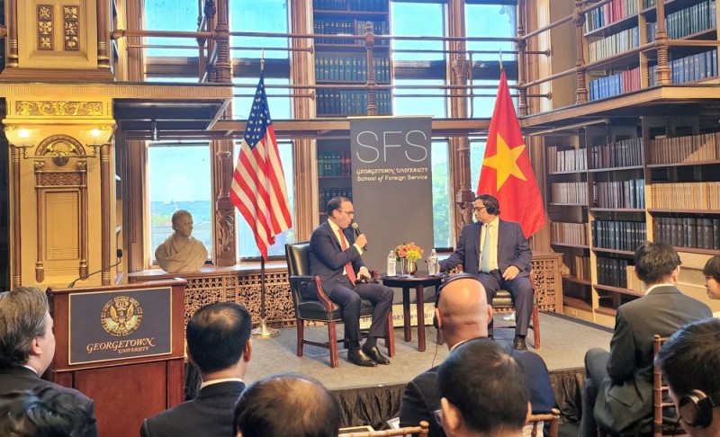 Thủ tướng tới thăm và phát biểu chính sách tại Đại học Georgetown