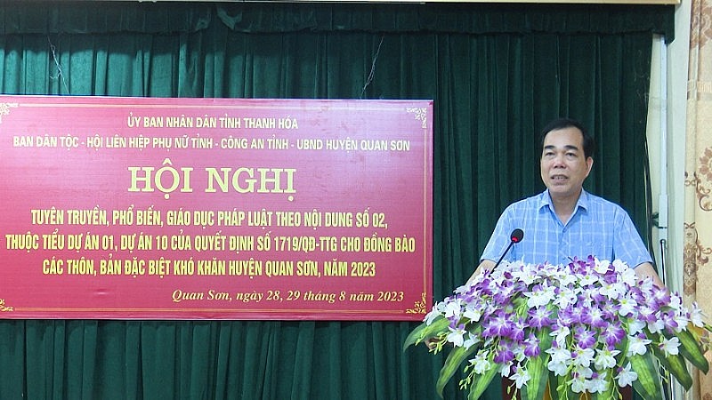 Thanh Hóa: Hiệu quả từ việc phổ biến giáo dục pháp luật, trợ giúp pháp lý vùng dân tộc thiểu số Thanh Hóa: Hiệu quả từ việc phổ biến giáo dục pháp luật, trợ giúp pháp lý vùng dân tộc thiểu số