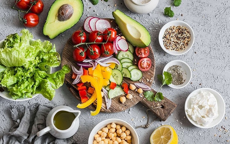 ăn chay tốt cho sức khỏe và còn bảo vệ sắc đẹp. Ảnh minh họa ăn chay tốt cho sức khỏe và còn bảo vệ sắc đẹp. Ảnh minh họa