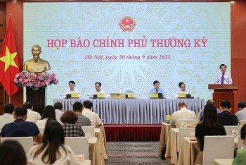 Họp báo Chính phủ thường kỳ tháng 9/2023: Xuất khẩu và công nghiệp tiếp tục tăng trưởng