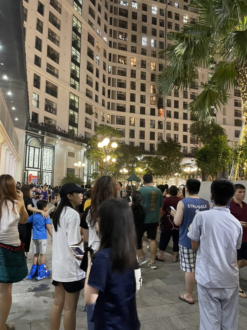 CHung cư nơi xảy ra cháy CHung cư nơi xảy ra cháy