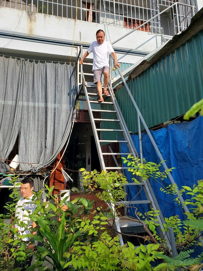 Nhà có cầu thang thoát hiểm như thế… Nhà có cầu thang thoát hiểm như thế…