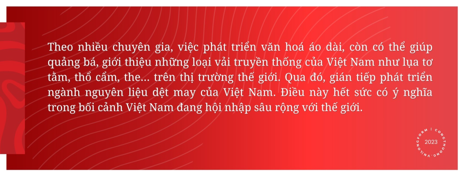 Longform | Áo dài Việt Nam: Từ biểu tượng đến giá trị kinh tế du lịch Longform | Áo dài Việt Nam: Từ biểu tượng đến giá trị kinh tế du lịch