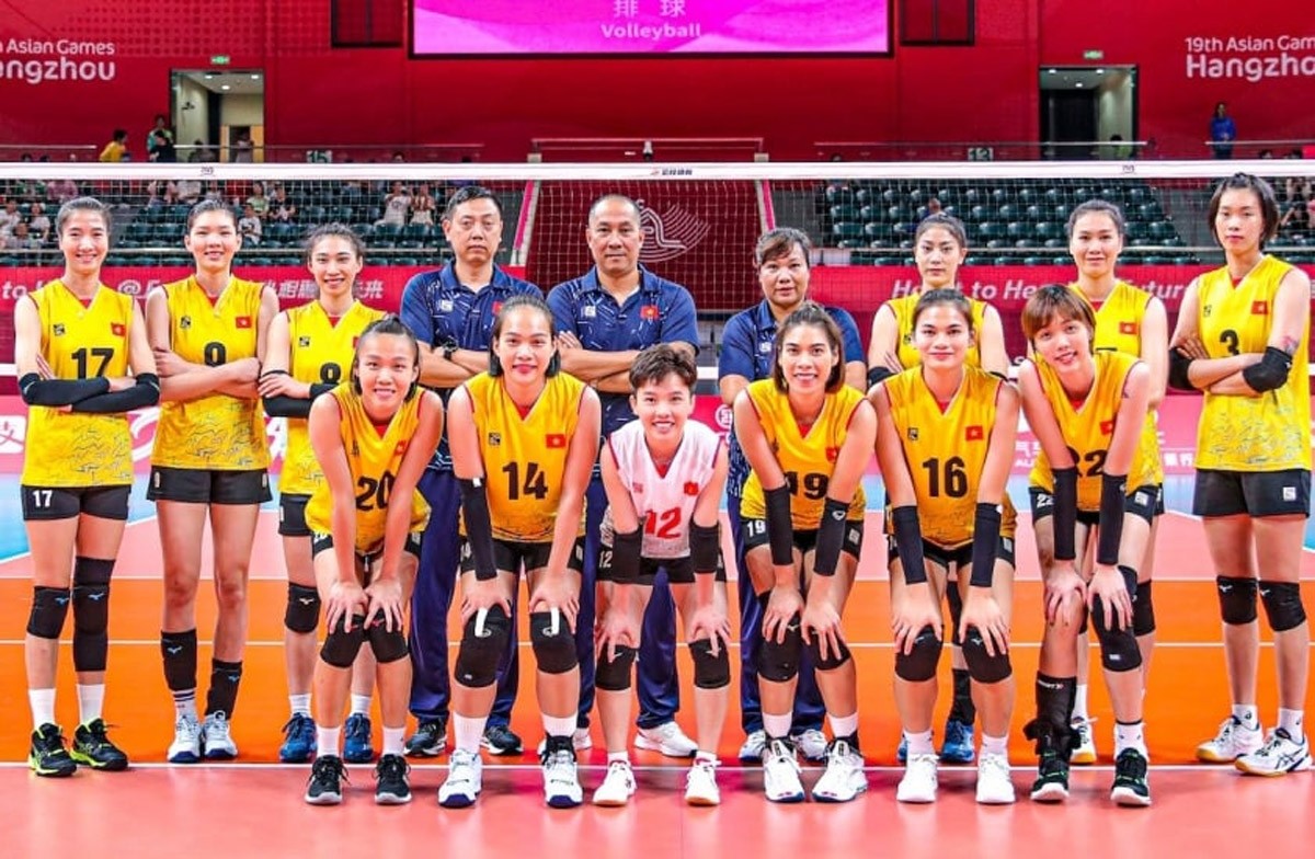 Tuyển bóng chuyền nữ Việt Nam vào bán kết Asiad 19. Tuyển bóng chuyền nữ Việt Nam vào bán kết Asiad 19.