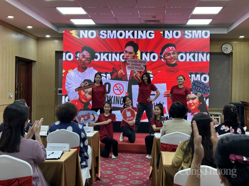 Chương trình sáng kiến truyền thông sáng tác vũ điệu “Smoke - free dance - Cuộc sống không khói thuốc” năm 2023 nhằm góp phần thực hiện nhiệm vụ tuyên truyền, vận động, hỗ trợ phụ nữ phát triển toàn diện Chương trình sáng kiến truyền thông sáng tác vũ điệu “Smoke - free dance - Cuộc sống không khói thuốc” năm 2023 nhằm góp phần thực hiện nhiệm vụ tuyên truyền, vận động, hỗ trợ phụ nữ phát triển toàn diện