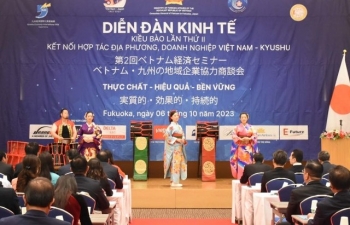 Diễn đàn Kinh tế kiều bào lần thứ II: Kết nối địa phương, doanh nghiệp Việt Nam - Kyushu