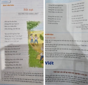 Sách Ngữ văn lớp 6: Phụ huynh ngán ngẩm vì bài thơ “Bắt nạt” gieo vần với “trêu mù tạt”, “dễ lây”