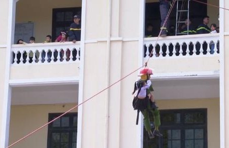 Thái Bình: 500 người dân được trải nghiệm, thực hành kỹ năng chữa cháy và cứu nạn cứu hộ Thái Bình: 500 người dân được trải nghiệm, thực hành kỹ năng chữa cháy và cứu nạn cứu hộ