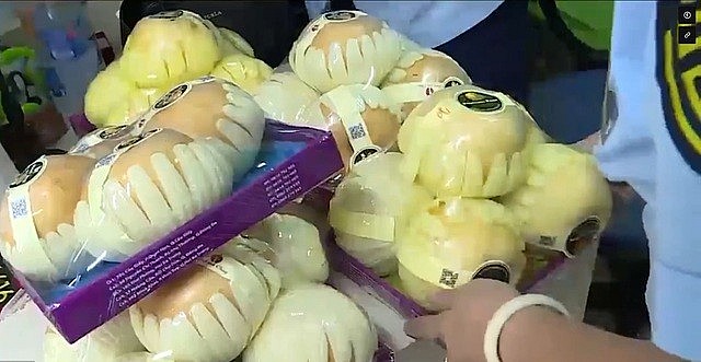 Quản lý thị trường Hà Nội: Kiểm tra cơ sở “hô biến” lê Trung Quốc thành lê Hàn Quốc.