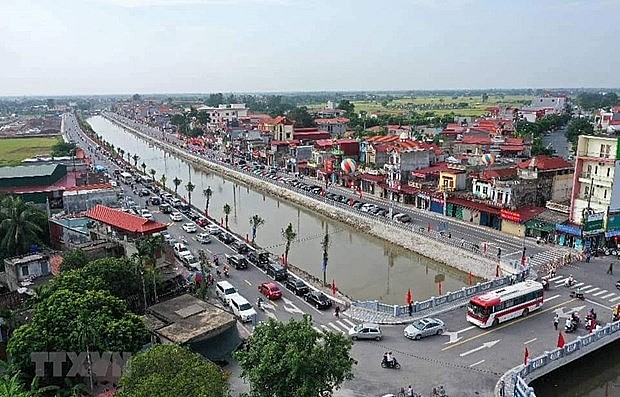 Một góc huyện Vĩnh Bảo. (Nguồn, TTXVN)