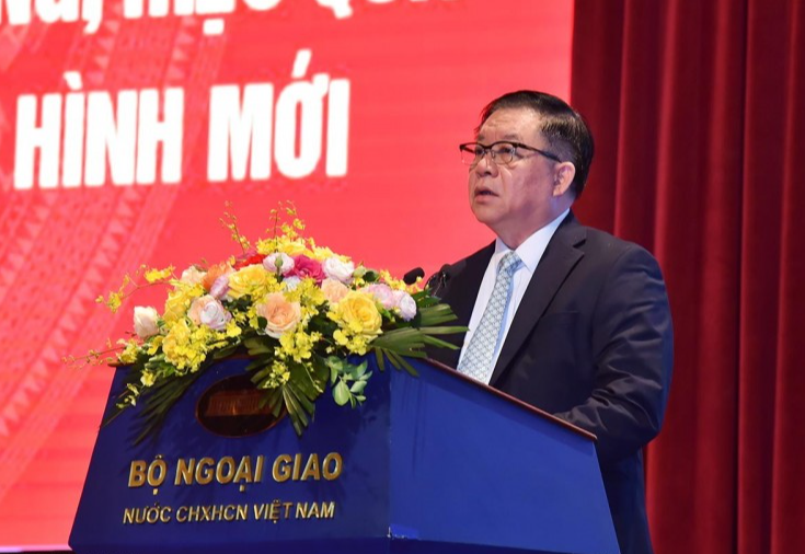 Ông Nguyễn Trọng Nghĩa, Bí thư Trung ương Đảng, Trưởng Ban Tuyên giáo Trung ương, Trưởng Ban Chỉ đạo Công tác Thông tin Đối ngoại phát biểu kết luận - Ảnh: BNG Ông Nguyễn Trọng Nghĩa, Bí thư Trung ương Đảng, Trưởng Ban Tuyên giáo Trung ương, Trưởng Ban Chỉ đạo Công tác Thông tin Đối ngoại phát biểu kết luận - Ảnh: BNG