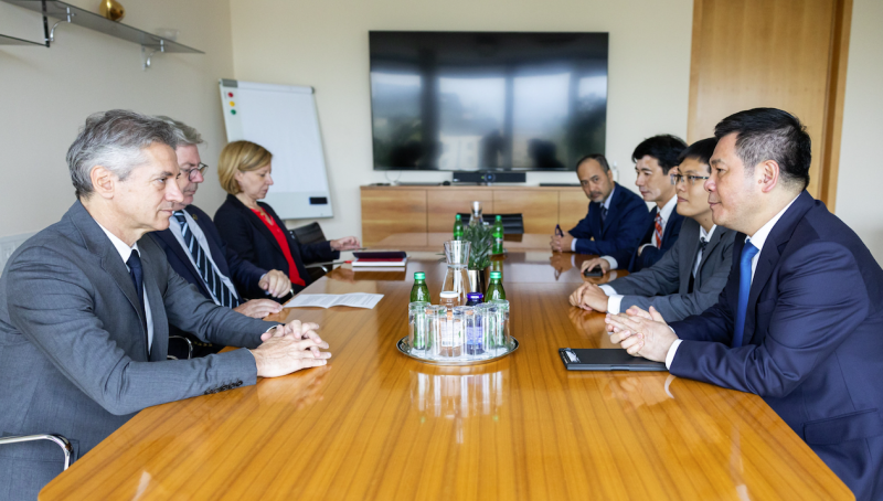 Bộ trưởng Nguyễn Hồng Diên đã tiếp kiến ông Robert Golob, Thủ tướng nước Cộng hoà Slovenia