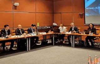 Bộ trưởng Nguyễn Hồng Diên đồng chủ trì Hội nghị bàn tròn hợp tác doanh nghiệp Việt Nam - Slovenia