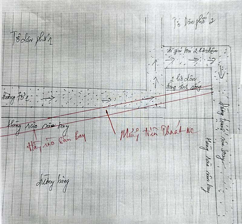 Sơ đồ Ban quản lý dự án các công trình TP Điện Biên Phủ cung cấp.
