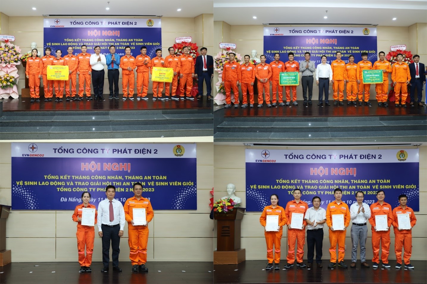 Trao giải cho các tâp thể và cá nhân đạt giải Ba và giải Khuyến khích Trao giải cho các tâp thể và cá nhân đạt giải Ba và giải Khuyến khích