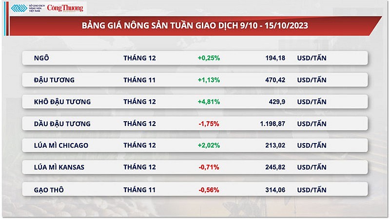 Thị trường hàng hóa hôm nay ngày 16/10/2023: Giá dầu thô đi lên, giá Arabica bật tăng mạnh hơn 6% Thị trường hàng hóa hôm nay ngày 16/10/2023: Giá dầu thô đi lên, giá Arabica bật tăng mạnh hơn 6%