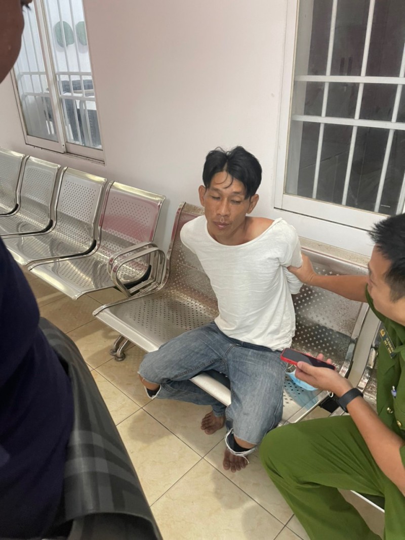 Nghi phạm tại cơ quan công an - Ảnh: CACC Nghi phạm tại cơ quan công an - Ảnh: CACC