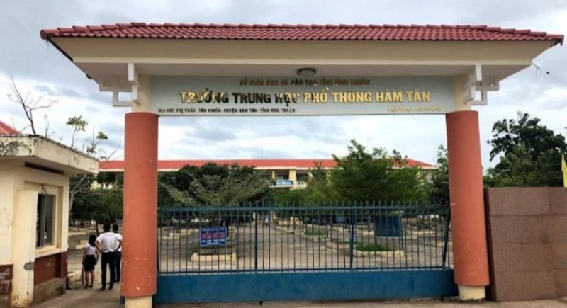 Trường Trung học phổ thông huyện Hàm Tân, Bình Thuận.