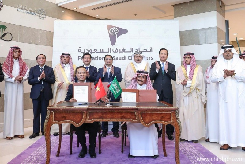 Bộ trưởng Nguyễn Hồng Diên chứng kiến lễ ký Biên bản ghi nhớ giữa Thương vụ Việt Nam tại Ả-rập Xê-út và Công ty Data Management Cooperation về hợp tác thúc đẩy thương mại Bộ trưởng Nguyễn Hồng Diên chứng kiến lễ ký Biên bản ghi nhớ giữa Thương vụ Việt Nam tại Ả-rập Xê-út và Công ty Data Management Cooperation về hợp tác thúc đẩy thương mại