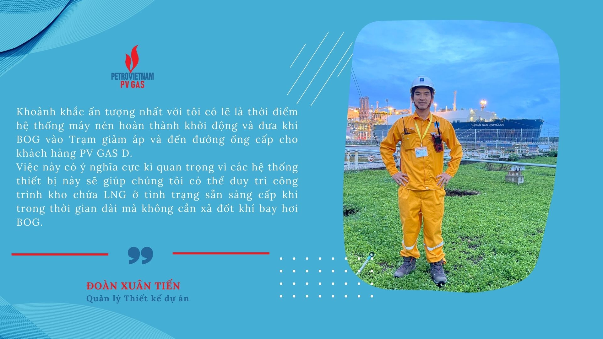 Dự án Kho LNG 1 triệu tấn Thị Vải: Không gì là không thể Dự án Kho LNG 1 triệu tấn Thị Vải: Không gì là không thể