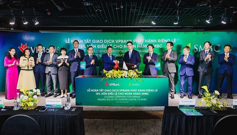 VPBank hoàn tất giao dịch phát hành riêng lẻ 15% cổ phần cho SMBC