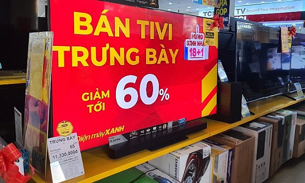Tivi hàng trưng bày được giảm giá