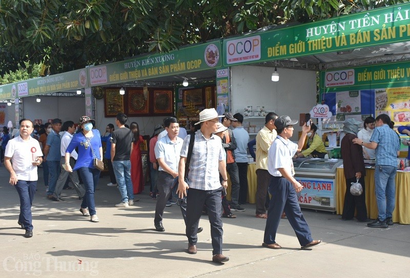 Đa dạng sản phẩm OCOP tham gia hội chợ lễ hội chùa Keo Thái Bình 2023