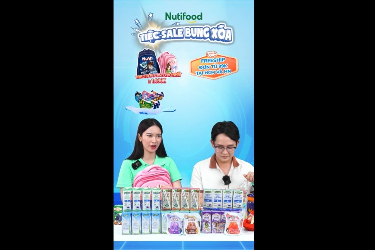Nutifood vẫn quảng bá mạnh sữa trái cây Nutifood vẫn quảng bá mạnh sữa trái cây