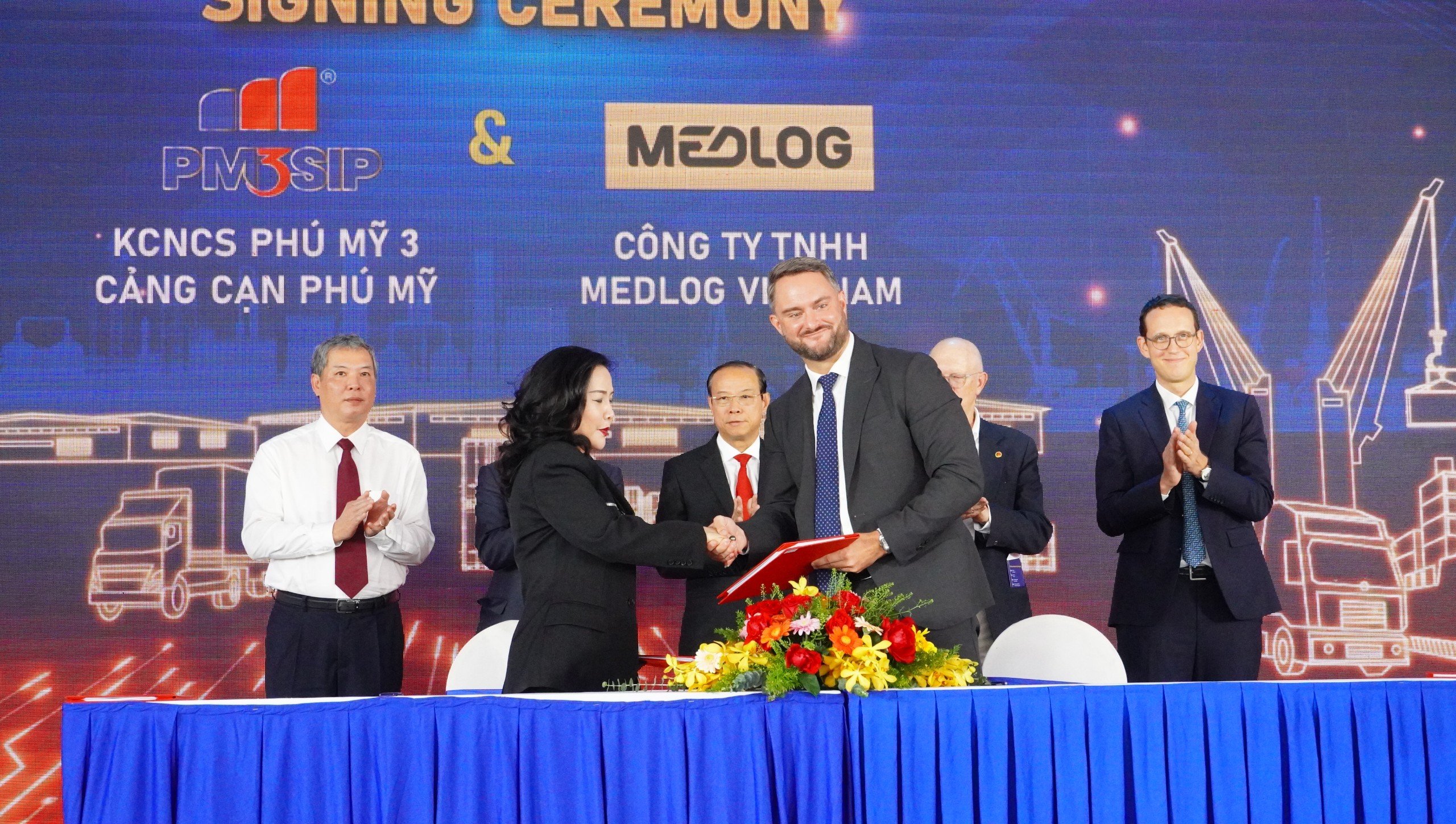 Ký kết giữa Công ty CP Thanh Bình Phú Mỹ và các đối tác tại buổi lễ