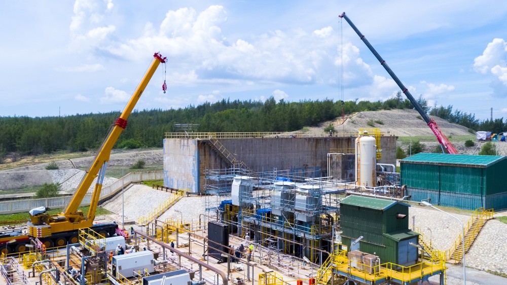 Bảo dưỡng phân xưởng cung cấp nước biển U34.