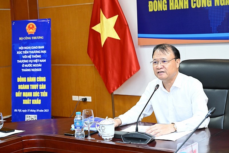 Hội nghị giao ban xúc tiến thương mại với hệ thống thương vụ tại nước ngoài tháng 10/2023 Hội nghị giao ban xúc tiến thương mại với hệ thống thương vụ tại nước ngoài tháng 10/2023