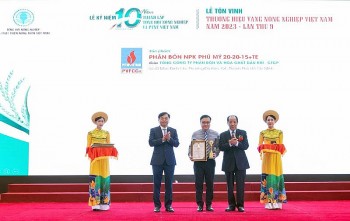 NPK Phú Mỹ: “Thương hiệu Vàng nông nghiệp Việt Nam năm 2023”