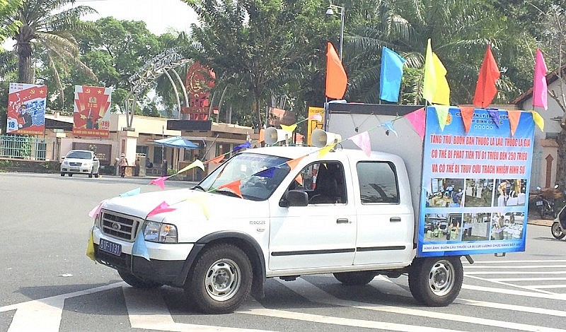 Quản lý thị trường Bình Dương: Tăng cường tuyên truyền về “Phòng, chống thuốc lá điếu nhập lậu”