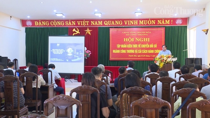 Ngành Công Thương Thanh Hóa tập huấn kiến thức về chuyển đổi số và cải cách hành chính Ngành Công Thương Thanh Hóa tập huấn kiến thức về chuyển đổi số và cải cách hành chính