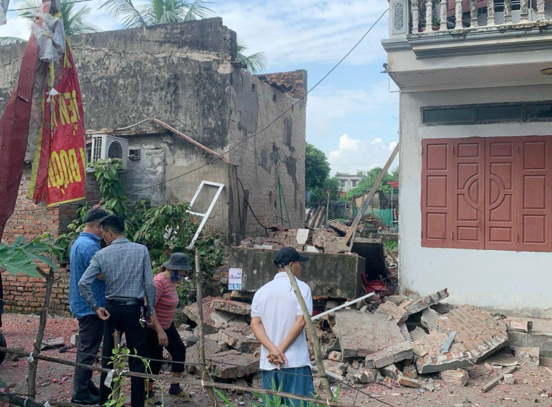 Hiện trường nơi xảy ra vụ việc Hiện trường nơi xảy ra vụ việc