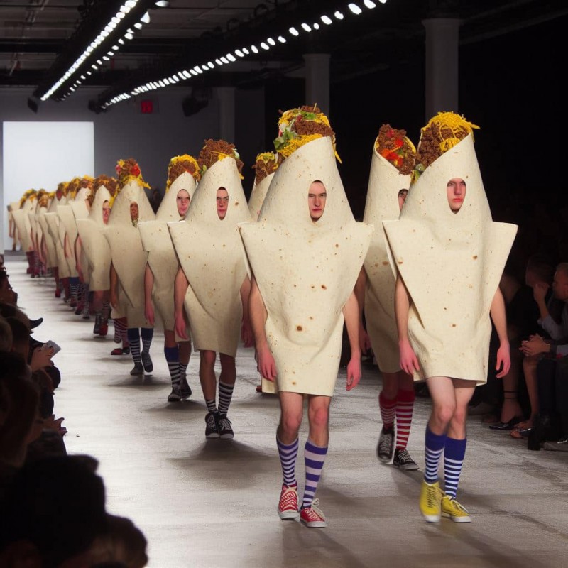 Sự thật đằng sau show diễn thời trang từ mì ramen có 1-0-2 trên thế giới