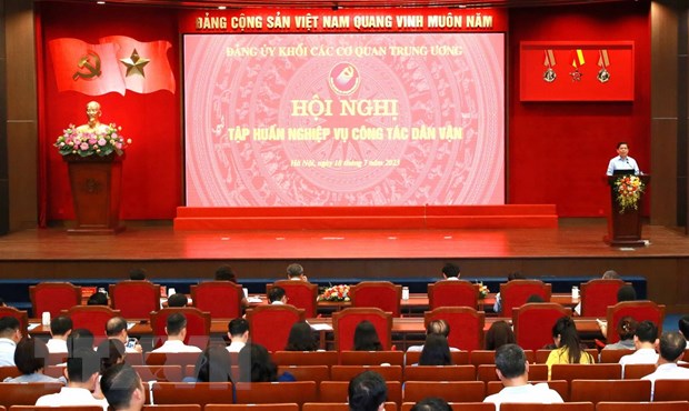 Đảng bộ Khối các Cơ quan TW đẩy mạnh toàn diện công tác xây dựng Đảng hình ảnh 3 Dang bo Khoi cac Co quan TW day manh toan dien cong tac xay dung Dang hinh anh 3