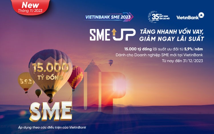 VietinBank tiếp tục giảm lãi suất cho vay doanh nghiệp vừa và nhỏ, chỉ từ 5,9%/năm VietinBank tiếp tục giảm lãi suất cho vay doanh nghiệp vừa và nhỏ, chỉ từ 5,9%/năm