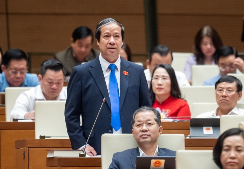 Bộ trưởng Bộ Giáo dục và Đào tạo Nguyễn Kim Sơn. (Ảnh:Quochoi.vn) Bộ trưởng Bộ Giáo dục và Đào tạo Nguyễn Kim Sơn. (Ảnh:Quochoi.vn)