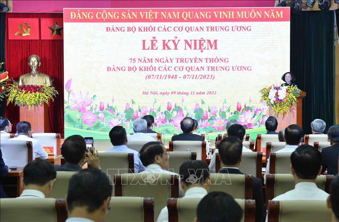 Xây dựng Đảng bộ Khối các cơ quan Trung ương trong sạch, vững mạnh và mẫu mực - Ảnh 2. Xây dựng Đảng bộ Khối các cơ quan Trung ương trong sạch, vững mạnh và mẫu mực - Ảnh 2.