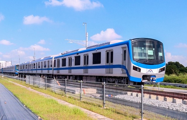 Đoàn tàu Metro số 1. Nguồn Đoàn tàu Metro số 1