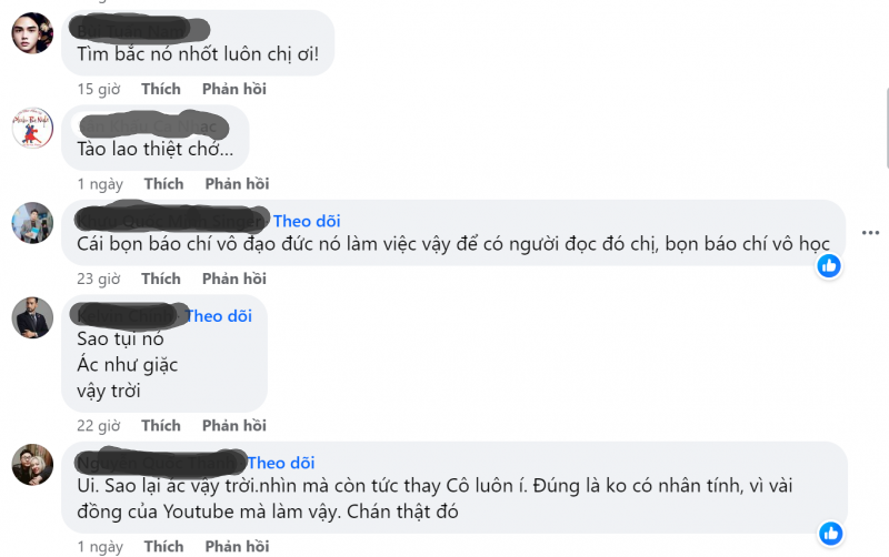 Nhiều khán giả thể hiện sự đồng tình với nữ ca sĩ. Ảnh chụp màn hình Nhiều khán giả thể hiện sự đồng tình với nữ ca sĩ. Ảnh chụp màn hình