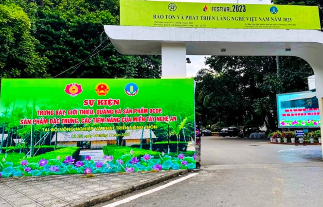 Nghệ An trưng bày 162 sản phẩm tiêu biểu tại Bộ Nông nghiệp và Phát triển nông thôn