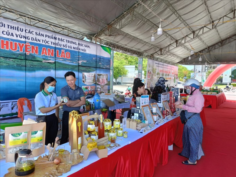 Bình Định: Triển khai nhiều hoạt động hỗ trợ đồng bào tiêu thụ sản phẩm Bình Định: Triển khai nhiều hoạt động hỗ trợ đồng bào tiêu thụ sản phẩm