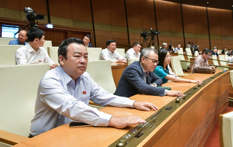 Biểu quyết thông qua việc điều chỉnh Chương trình Kỳ họp thứ 6, Quốc hội khóa XV Biểu quyết thông qua việc điều chỉnh Chương trình Kỳ họp thứ 6, Quốc hội khóa XV