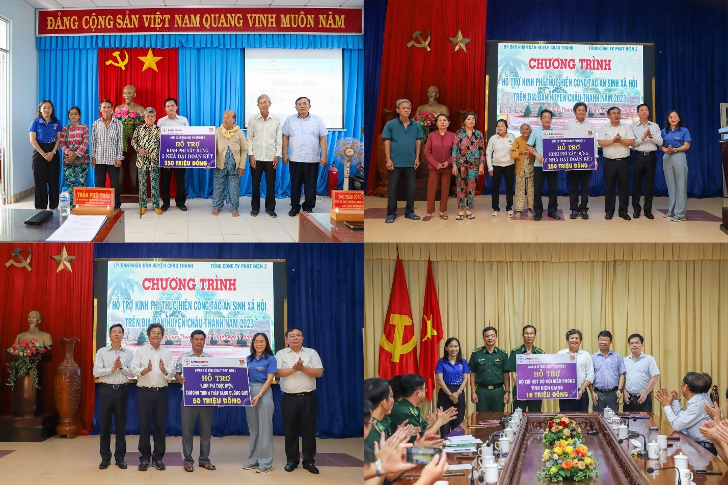 EVNGENCO2 thực hiện chương trình an sinh xã hội tại các điểm đến EVNGENCO2 thực hiện chương trình an sinh xã hội tại các điểm đến