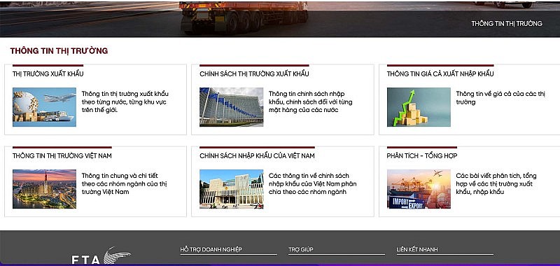 Cổng FTAP: Kênh thông tin về thị trường xuất nhập khẩu cho doanh nghiệp Cổng FTAP: Kênh thông tin về thị trường xuất nhập khẩu cho doanh nghiệp