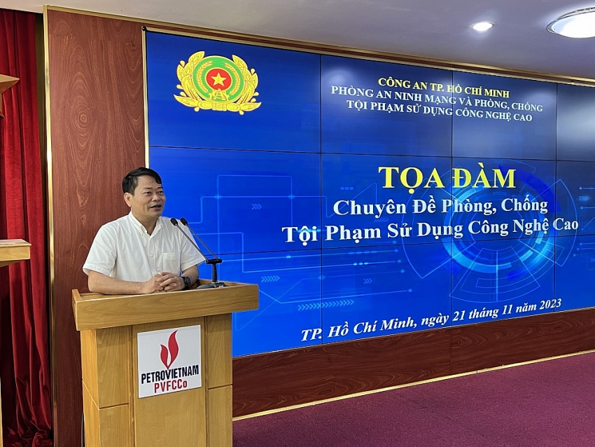 PVFCCo tổ chức tọa đàm về phòng chống tội phạm sử dụng công nghệ cao PVFCCo tổ chức tọa đàm về phòng chống tội phạm sử dụng công nghệ cao